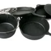 Camp Chef Six Piece Cast Iron Set -Best Outdoor Equipment CF CC CBOX6 01 camp chef