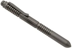 Rick Hinderer Extreme Duty Pen, Stainless Steel Working Finish, Tactical Pen