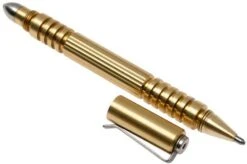 Rick Hinderer Investigator Pen Brass/Messing, Tactical Pen -Best Outdoor Equipment HRK INVP BRASS 02 rick hinderer investigator pen hrk invp brass 02