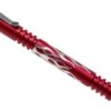 Rick Hinderer Investigator Pen Flames Aluminium Matte Red, Tactical Pen -Best Outdoor Equipment HRK INVP FL MR 01 rick hinderer knives