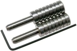 Rick Hinderer Extreme Duty Modular Kubotan Pen Deluxe Set Matte Black -Best Outdoor Equipment HRK KUBADEX AL MB 04 rick hinderer knives