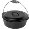 Lodge Dutch Oven With Spiral Handle L12DO3, Contents Approx. 8.5 L -Best Outdoor Equipment LG L 12DO3 01 lodge