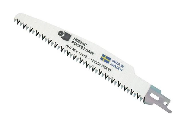 Nordic Pocket Saw Blade Fresh Wood, Coarse Serrations, Replacement Saw Blade For The Fold 3 Nordic Pocket Saw Blade Fresh Wood, Coarse Serrations, Replacement Saw Blade For The Fold