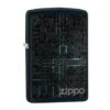 Zippo Blue Neon Design 218-080248, Matte Black, Lighter -Best Outdoor Equipment ZP218 080248 01 zippo