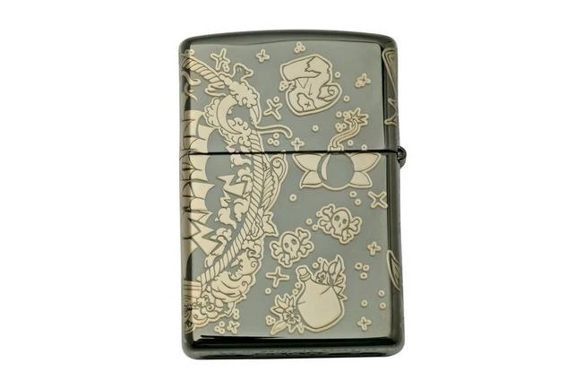 Zippo Tattoo Theme Design 48398-000002, Lighter 5 Zippo Tattoo Theme Design 48398-000002, Lighter - Image 3