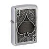 Zippo Ace Of Spades Emblem 49637-000002, Brushed Chrome, Lighter 1 Zippo Ace Of Spades Emblem 49637-000002, Brushed Chrome, Lighter -Best Outdoor Equipment ZP49637 000002 01 zippo